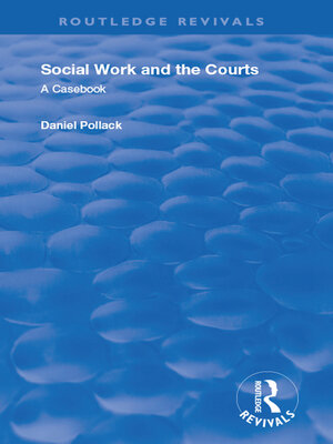 cover image of Social Work & the Courts